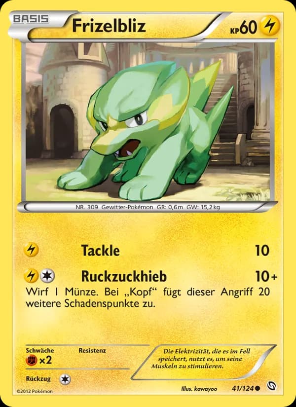 Frizelbliz card in German
