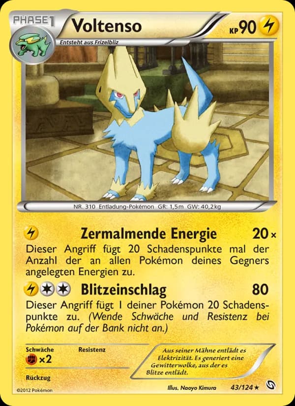 Voltenso card in German