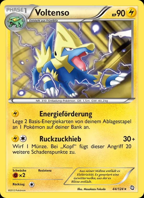 Voltenso card in German