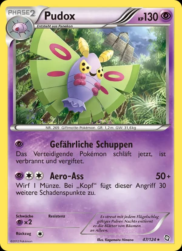 Pudox card in German