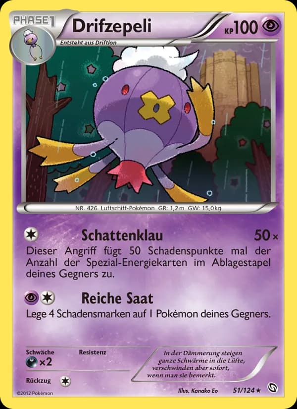 Drifzepeli card in German