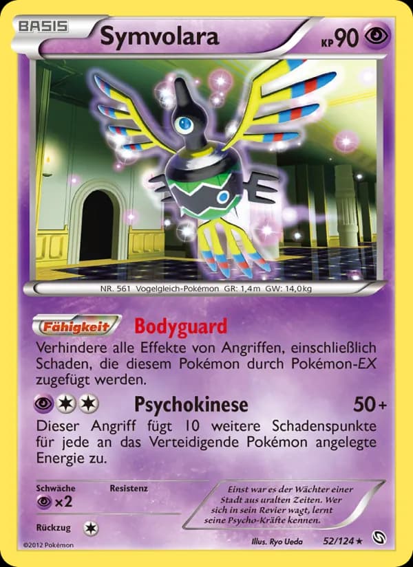 Symvolara card in German
