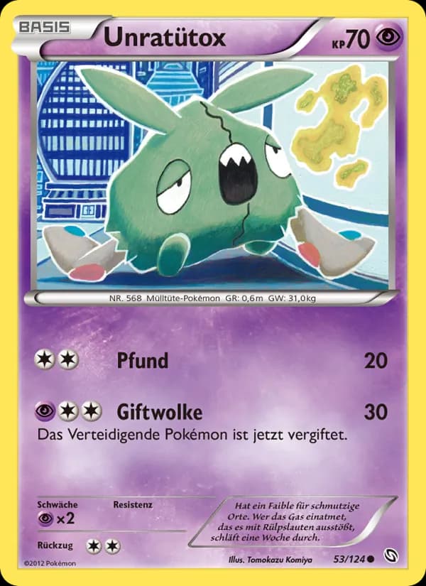 Unratütox card in German