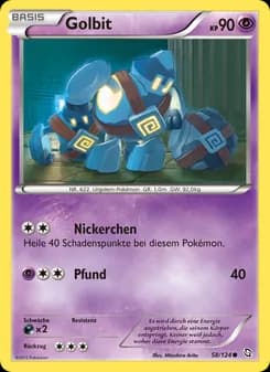 Golbit card in German
