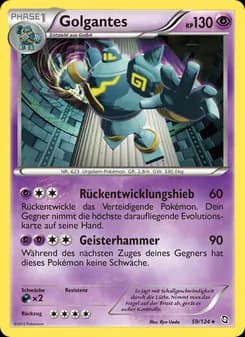 Golgantes card in German