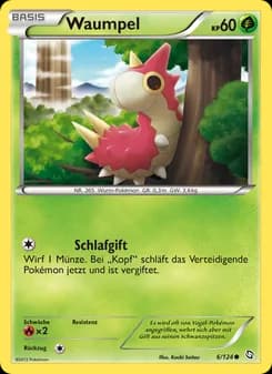 Waumpel card in German