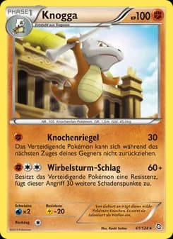 Knogga card in German