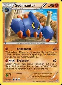 Sedimantur card in German