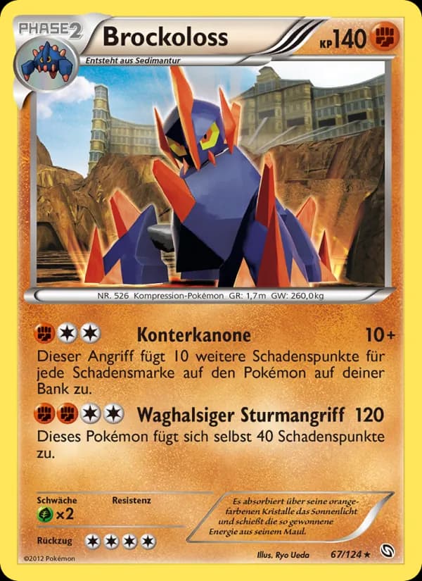 Brockoloss card in German