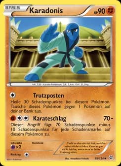 Karadonis card in German