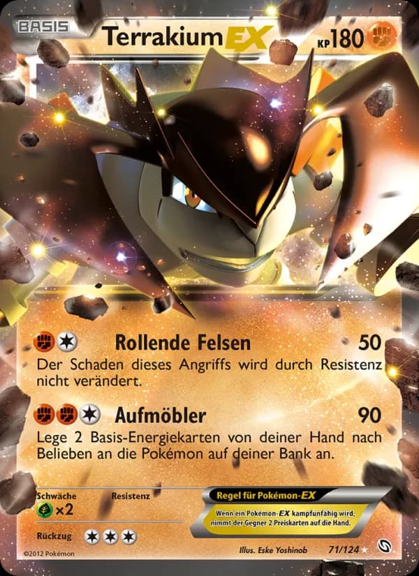 Terrakium-EX card in German