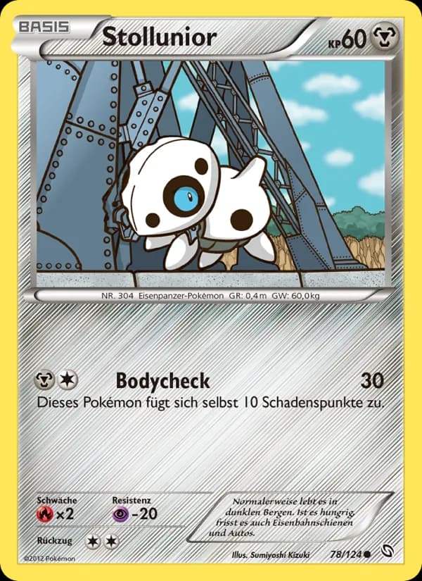Stollunior card in German