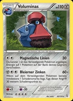 Voluminas card in German