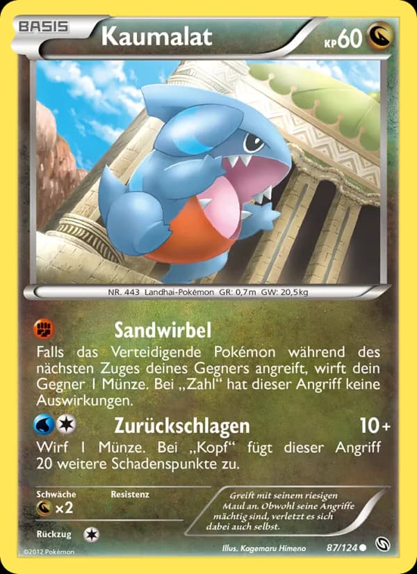 Kaumalat card in German