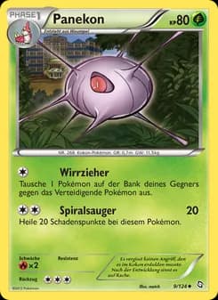 Panekon card in German