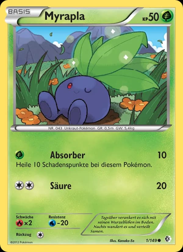 Myrapla card in German