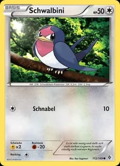 Schwalbini card in German