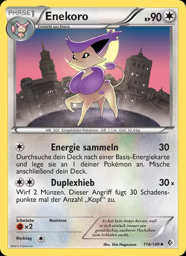 Enekoro card in German