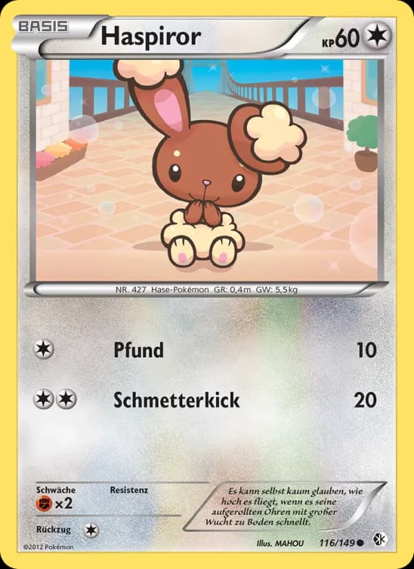 Haspiror card in German