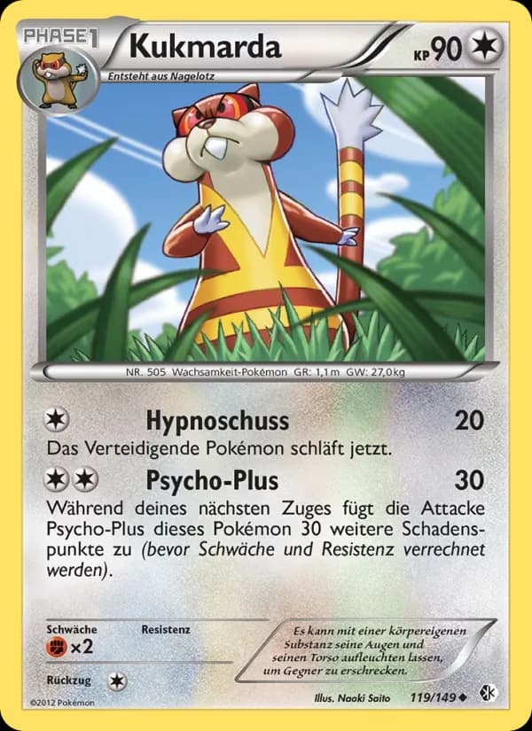 Kukmarda card in German