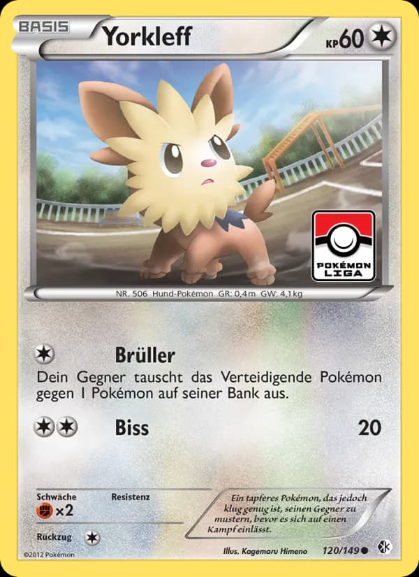 Yorkleff card in German