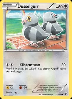 Dusselgurr card in German