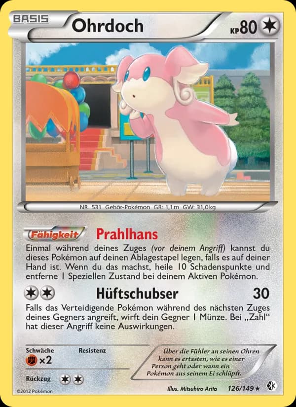 Ohrdoch card in German