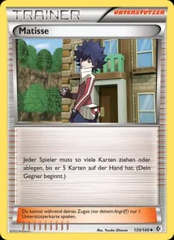 Matisse card in German