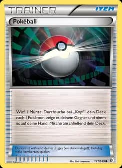 Pokéball card in German