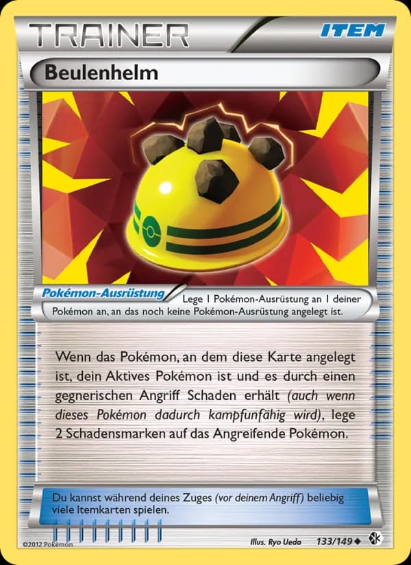 Beulenhelm card in German