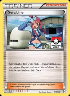 Géraldine card in German