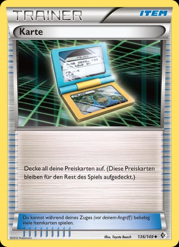 Karte card in German