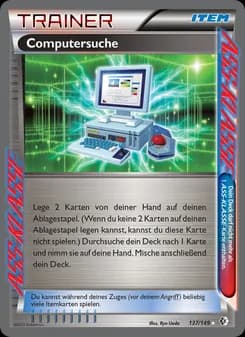 Computersuche card in German