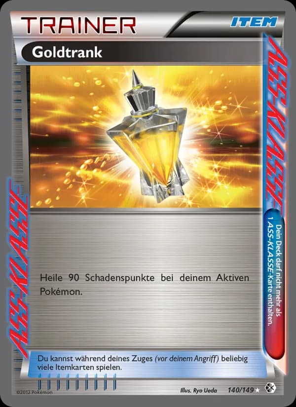 Goldtrank card in German