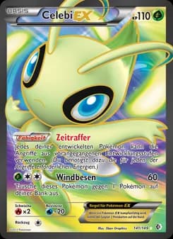 Celebi-EX card in German