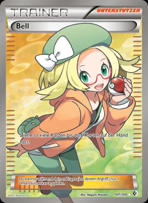 Bell card in German