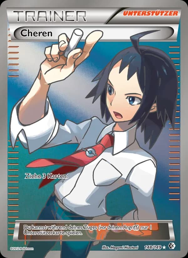 Cheren card in German