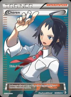 Cheren card in German