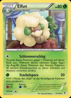 Elfun card in German