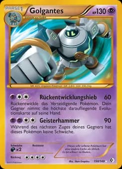 Golgantes card in German