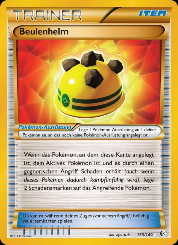 Beulenhelm card in German