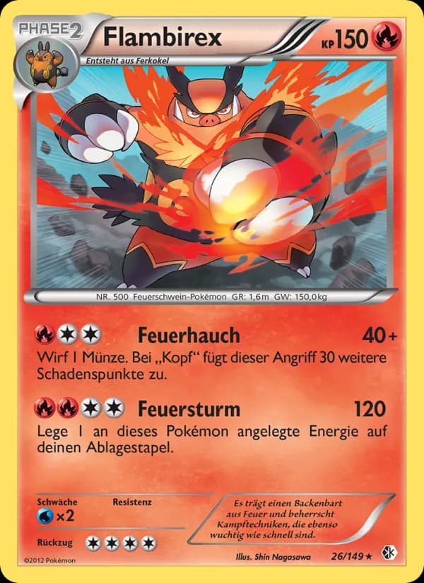 Flambirex card in German