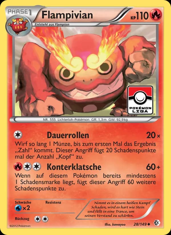 Flampivian card in German
