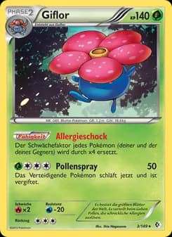 Giflor card in German