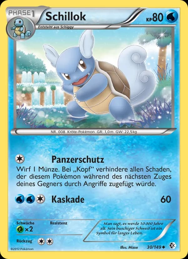 Schillok card in German