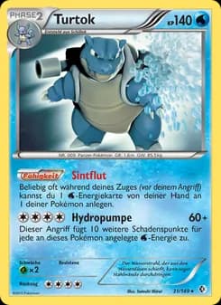 Turtok card in German