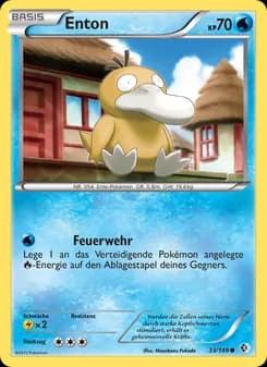 Enton card in German