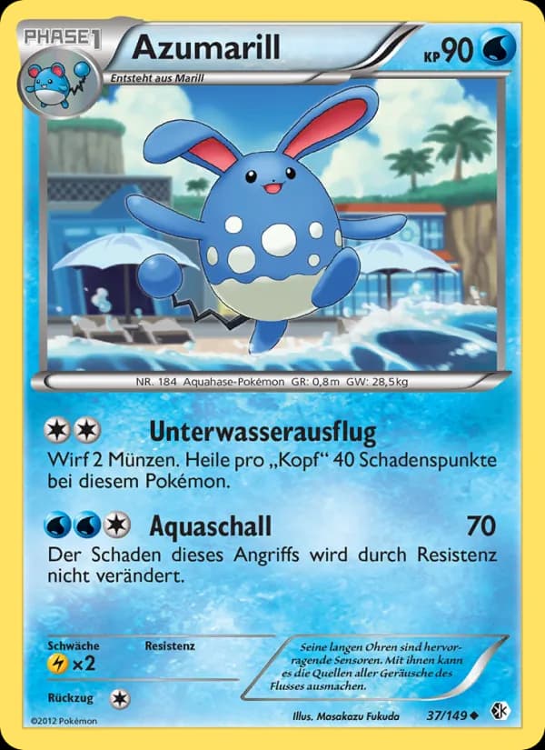 Azumarill card in German