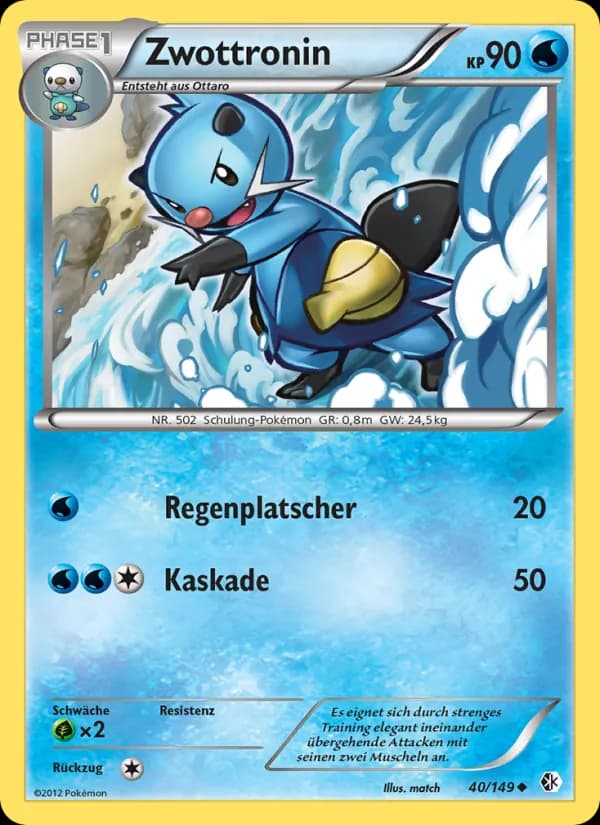 Zwottronin card in German