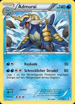 Admurai card in German